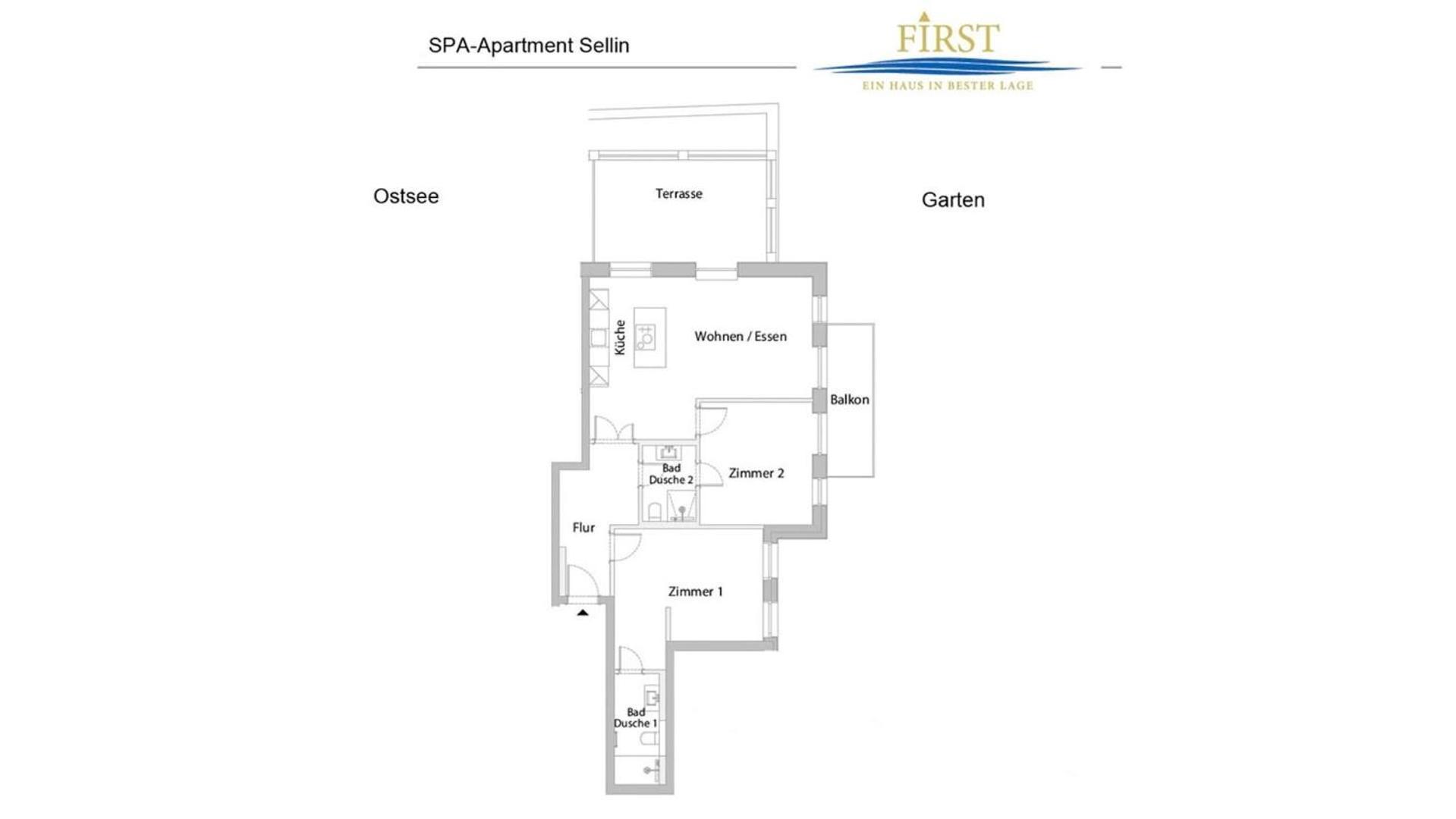 Spa Apartment First Sellin Екстер'єр фото